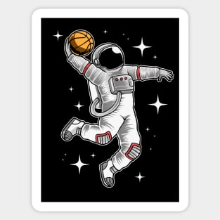 Astronaut Slam Dunk: Basketball Lovers Sticker